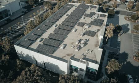 Impianto fotovoltaico di grandi dimensioni, oltre 20 kw, installato per un'azienda di Soresina